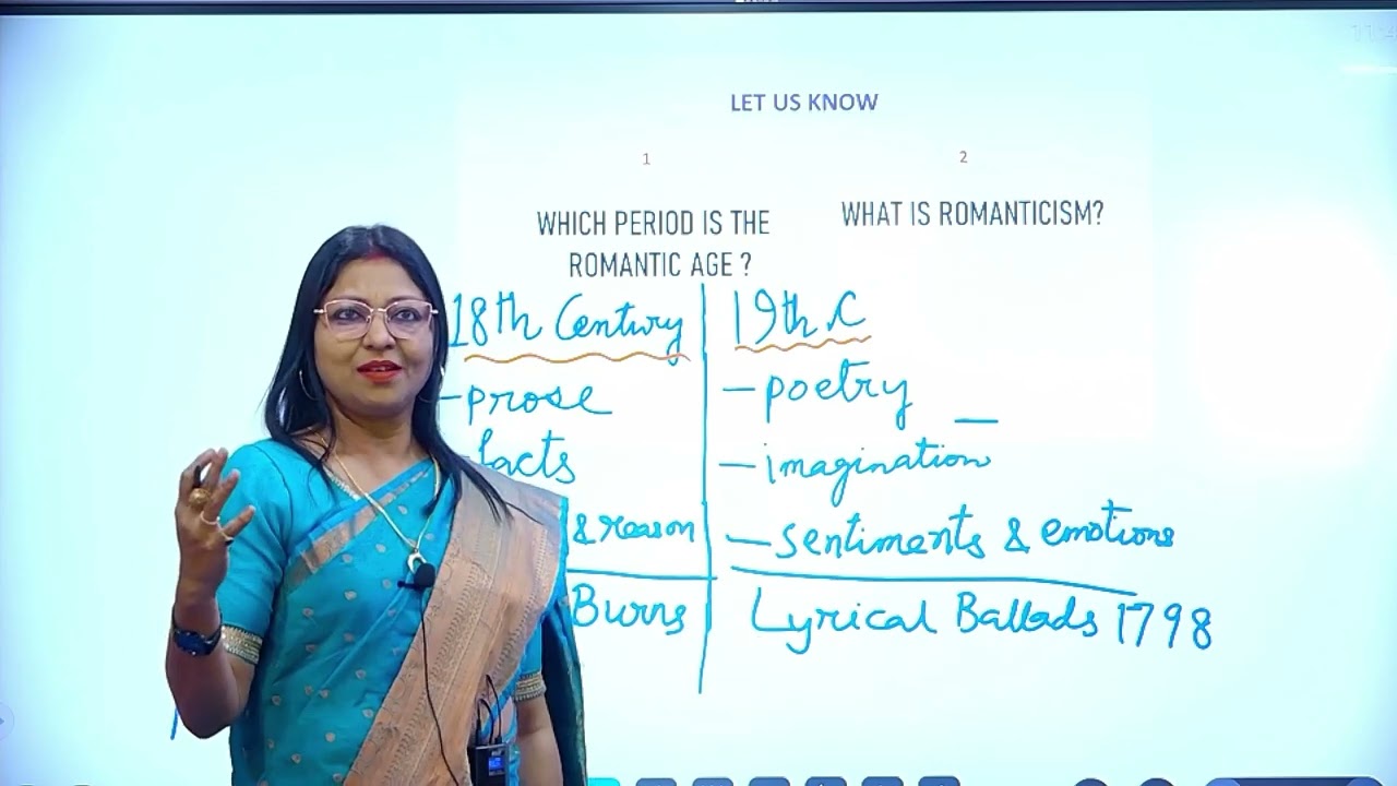 Class XI :- English Poem - Composed upon Westminster Bridge, September 3, 1802 Part -1