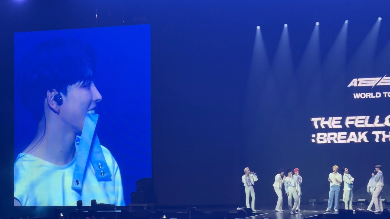 ATEEZ - Ment 4K Anaheim Day 1 Fancam The Fellowship Break The Wall Tour Live Honda Center 221107 직캠