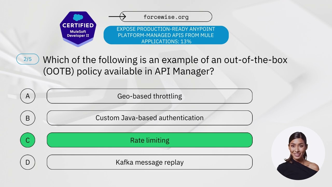 Salesforce Certified MuleSoft Developer II Practice Exam Questions Course vol.1
