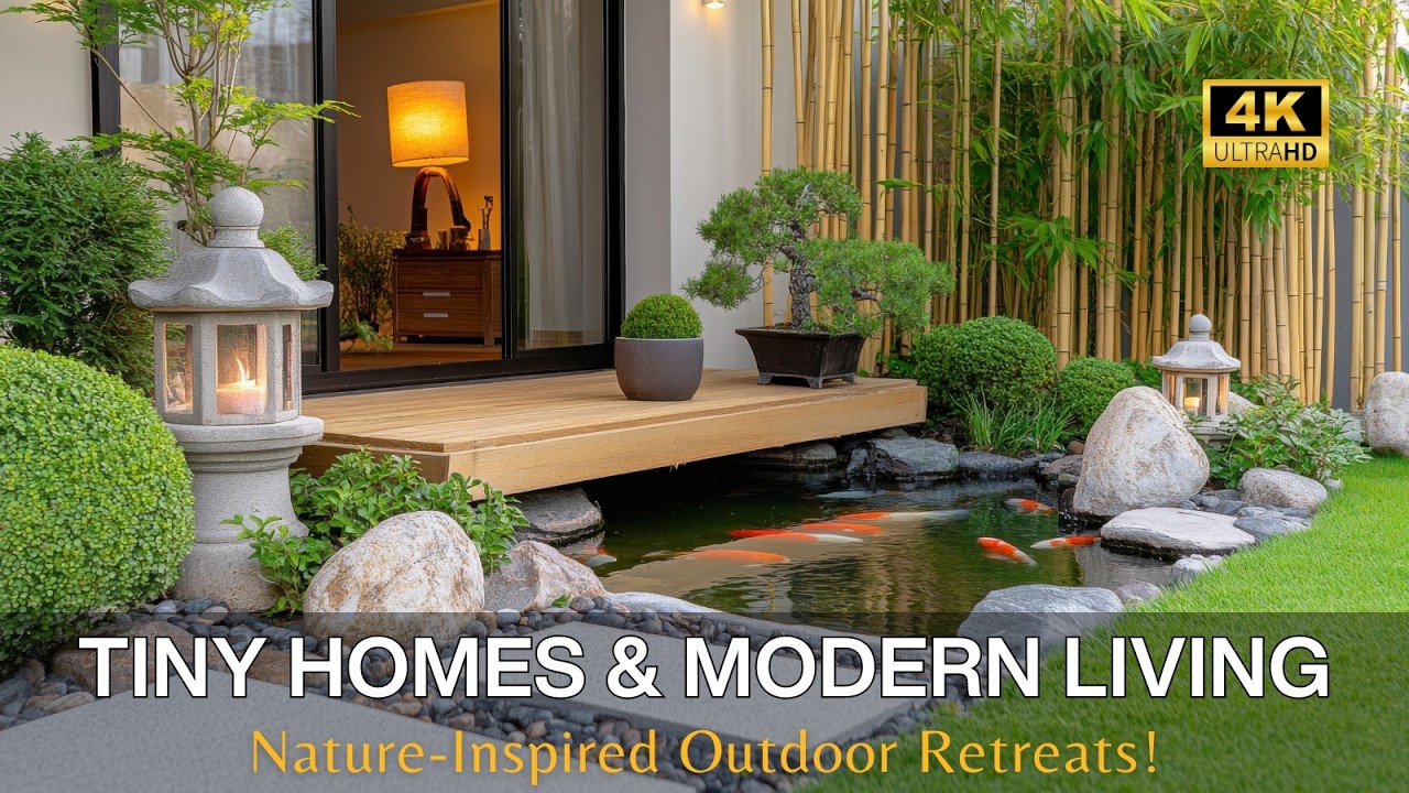 Ultimate Cozy Small Homes & Tiny Houses: Stylish Courtyards & Nature-Inspired Outdoor Retreats!