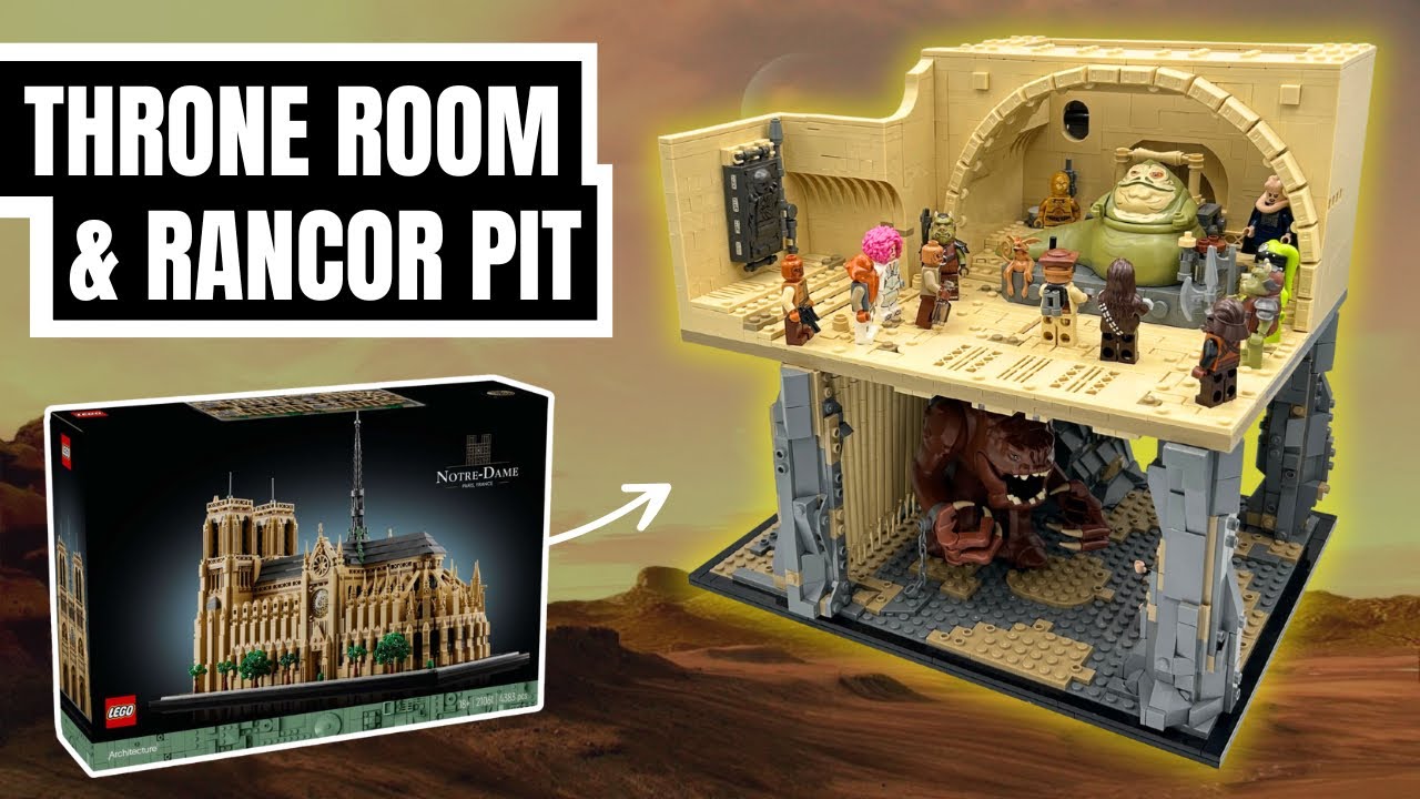 Jabba‘s Throne Room & Rancor Pit | LEGO 21061 Notre-Dame Alternate Model