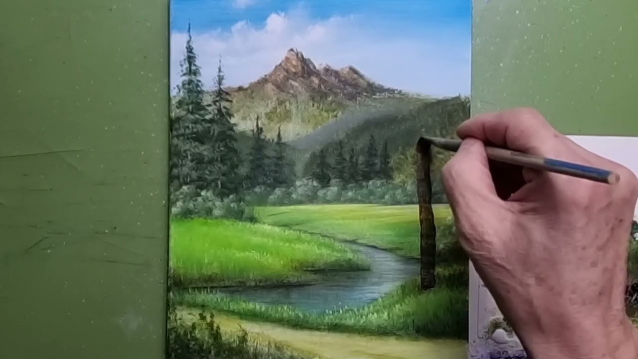 #풍경화 그리기 쉬워요 | 아크릴페인팅 | 유화 | #Oil Painting | #Acrylic Painting [210]힐링영상취미미술 