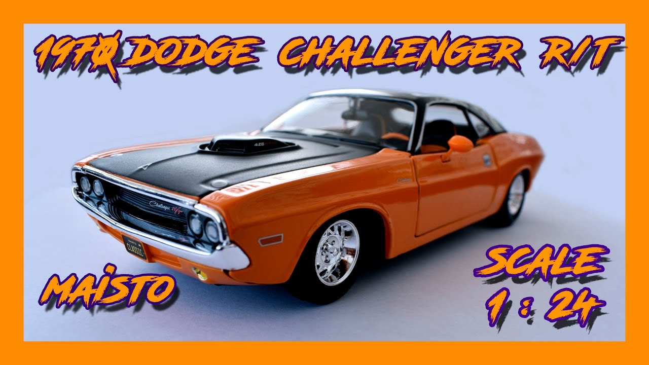 №62 1970 Dodge Challenger RT (Maisto)