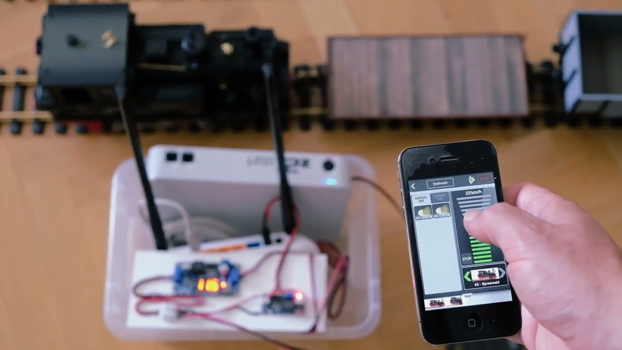 Netzunabhängige Modellbahn-Digitalsteuerung - Batterie DCC für Spur G und kleiner