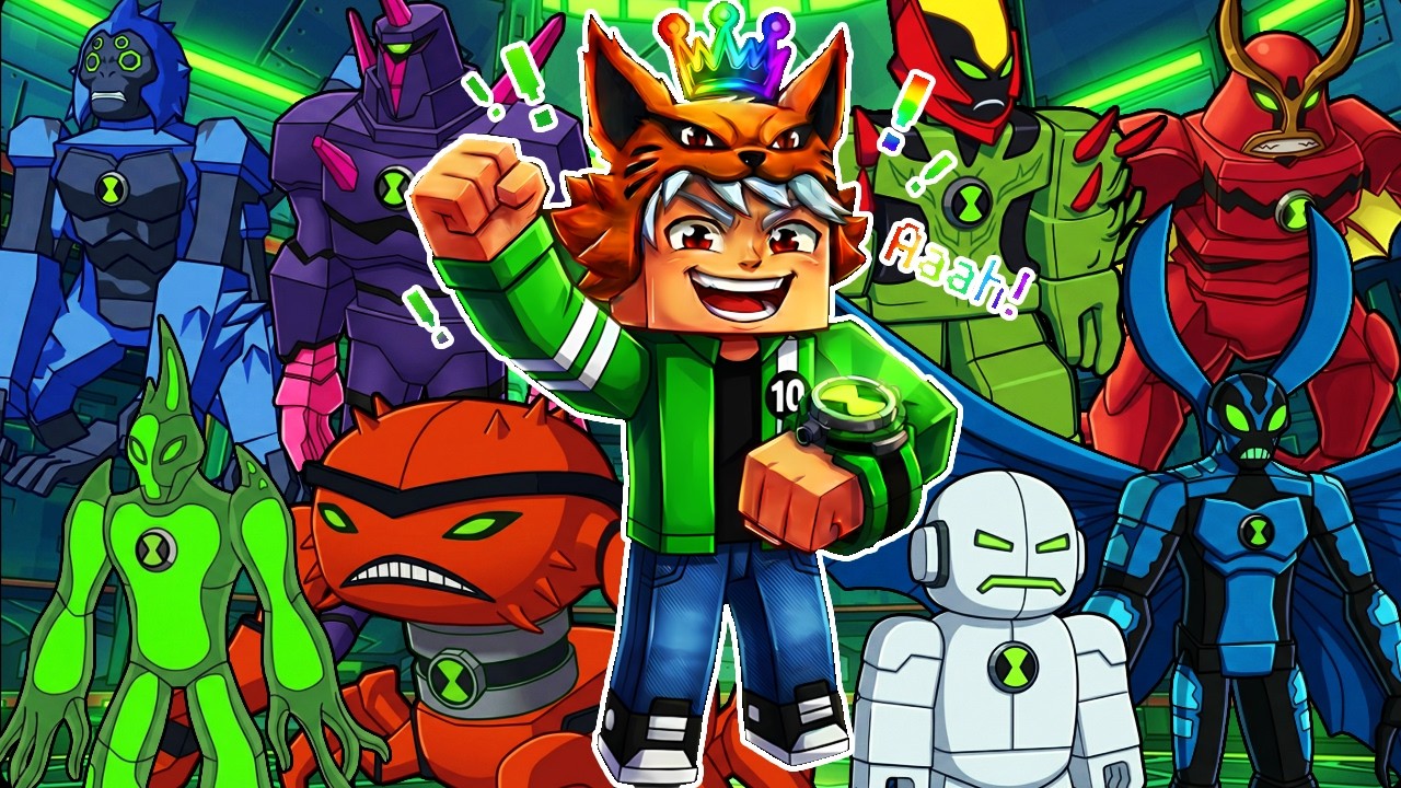 Veio o NOVO OMNITRIX RECALIBRADO e já TESTEI os Aliens no UPDATE BEN 10 OMINI X DEFINITIVO!