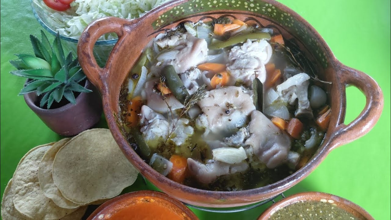 Manitas de cerdo a la vinagreta 🐽🍴✨️