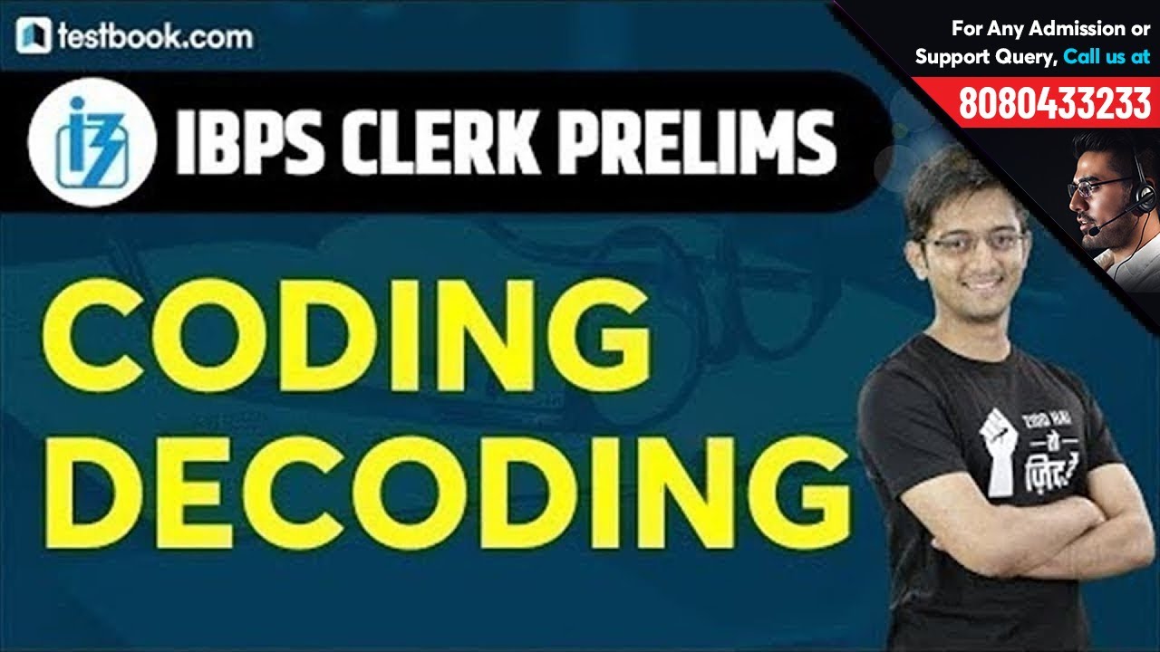 Coding Decoding Reasoning for IBPS Clerk Prelims | IBPS Clerk Reasoning Class by Sachin Sir