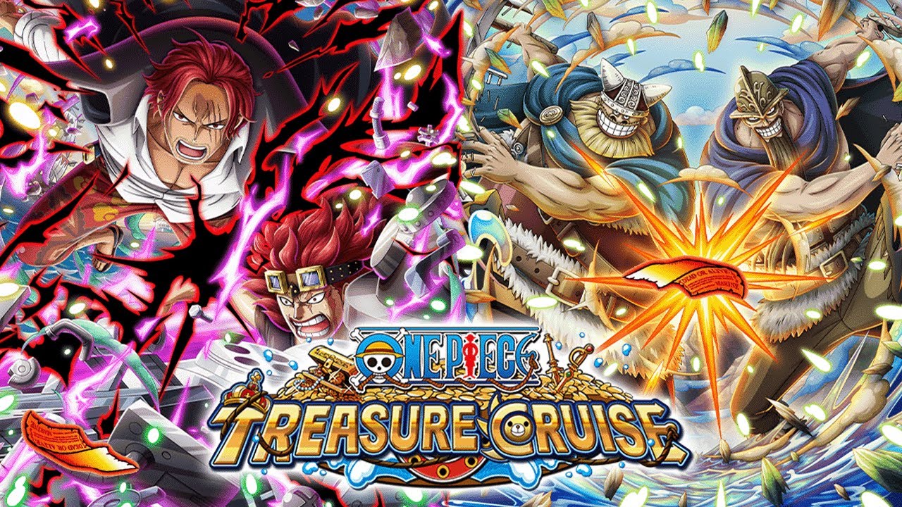 LOOKING FOR SHANKS vs KID AND DORRY & BROGGY + RED TICKET |  One Piece Treasure Cruise - OPTC