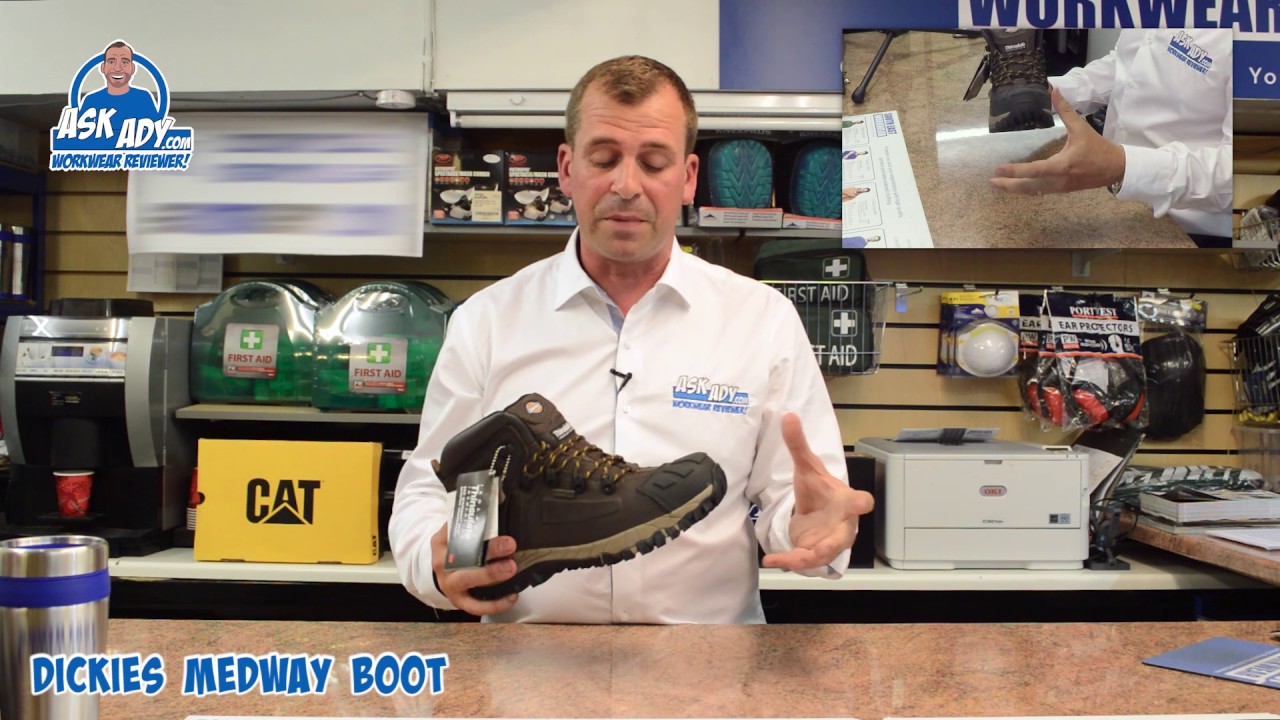 Ask Ady Reviews the Dickies Work Boots , Medway Super Safety Hiker Boot MkII FD23310