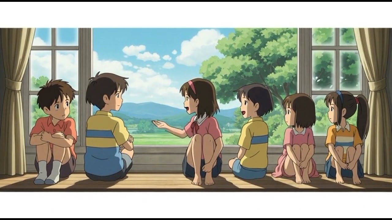 Cozy Rainy Day in Ghibli Style | Magical AI Animation