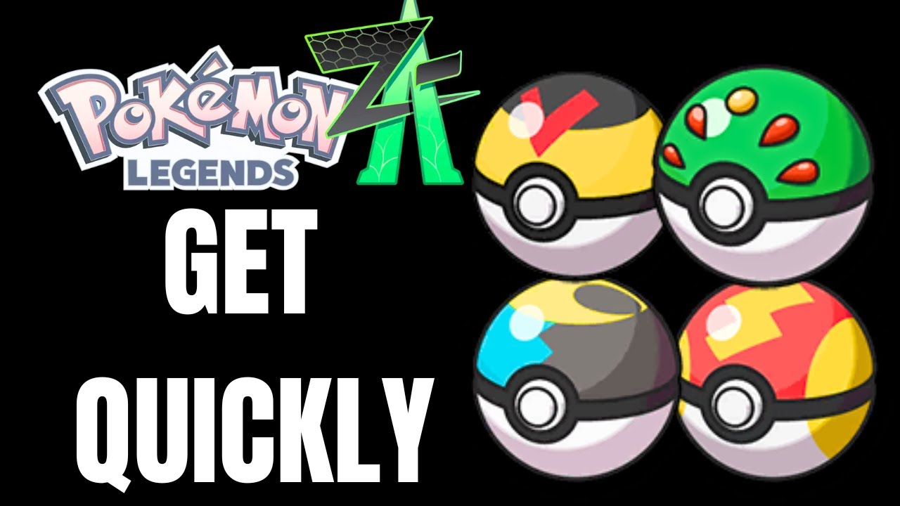 Как быстро получить редкие покеболы в DLC Mega Dimension для Pokemon Legends Z-A