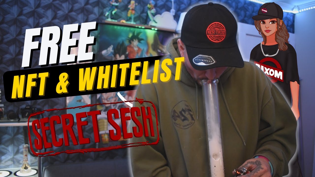 SECRET SESH NFT GIVEAWAY PLUS WHITELIST SPOTS! ENDS FEB 10TH AT 7PM