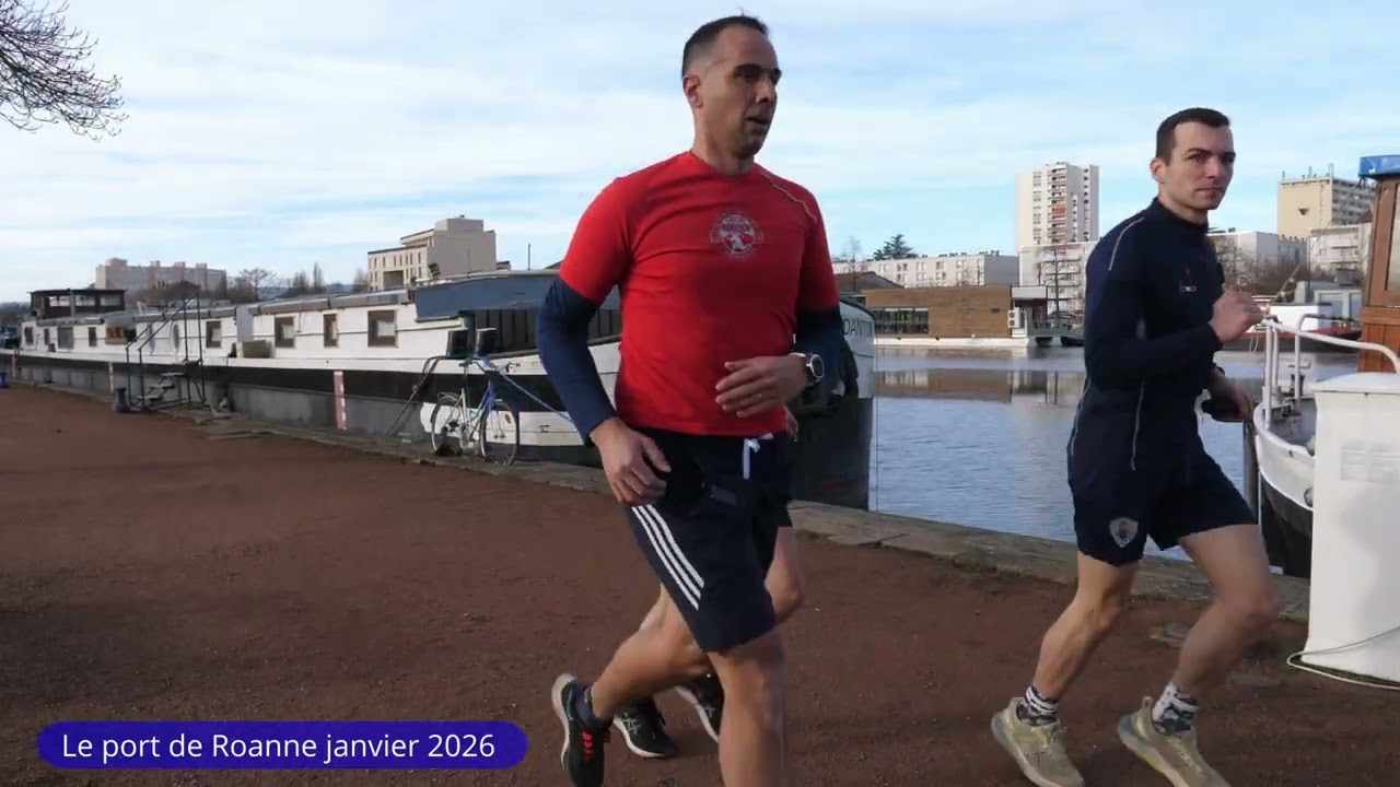 Le port de Roanne en janvier 2026