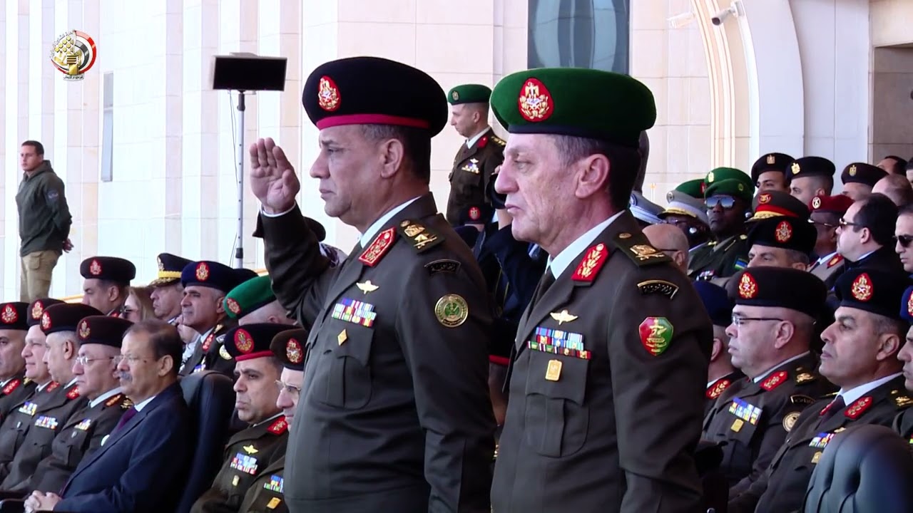 الفريق أشرف سالم زاهر يشهد حفل إنتهاء فترة الإعداد العسكرى لطلبة الأكاديمية العسكرية المصرية