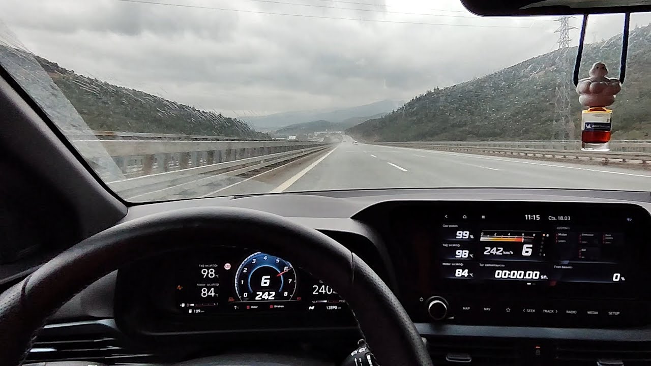 Hyundai i20n - Top Speed / Rain
