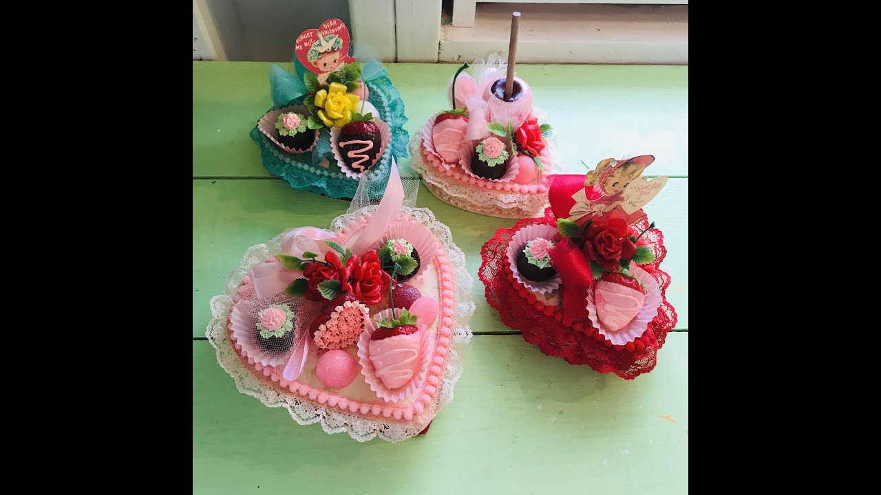 Decorated Valentine boxes Part One