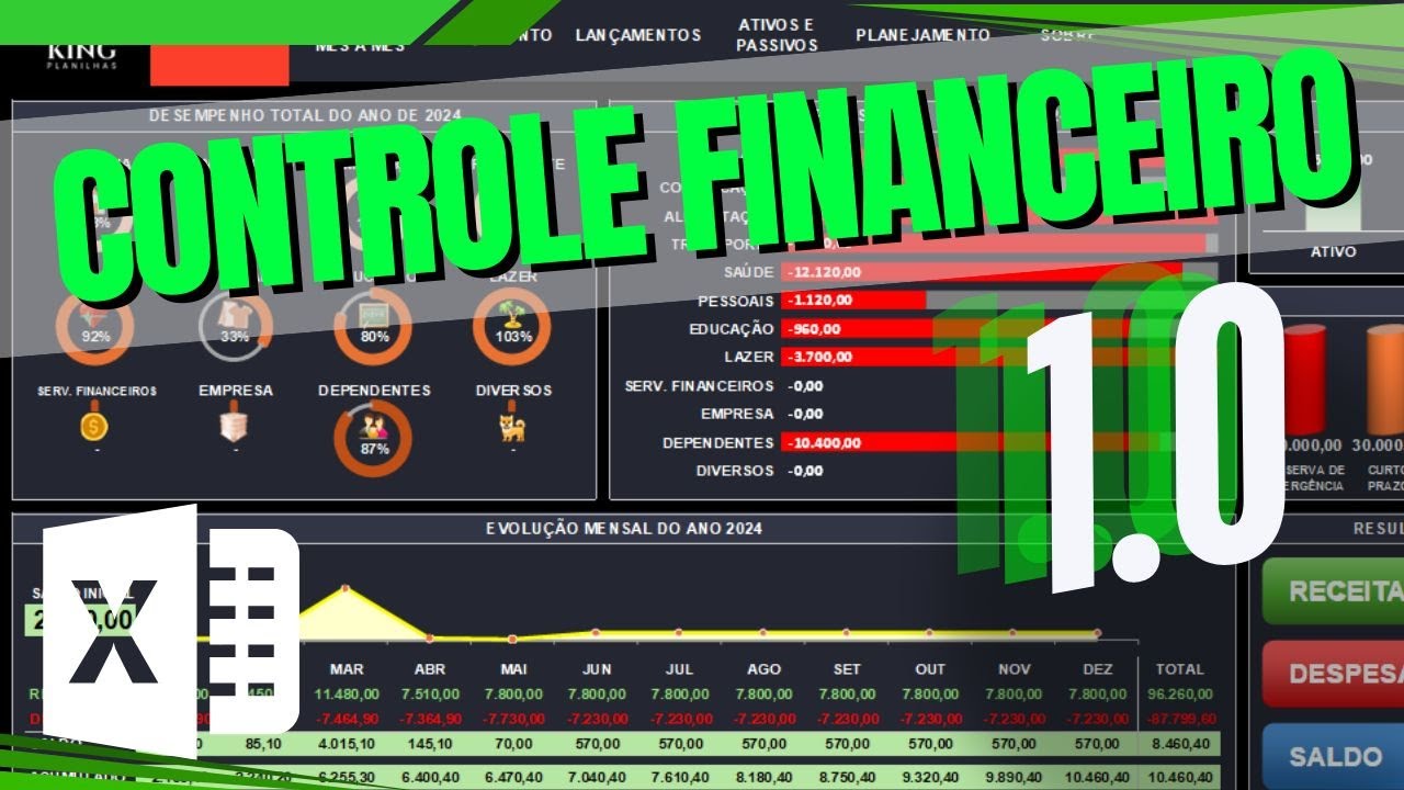 Planilha controle financeiro familiar 1.0