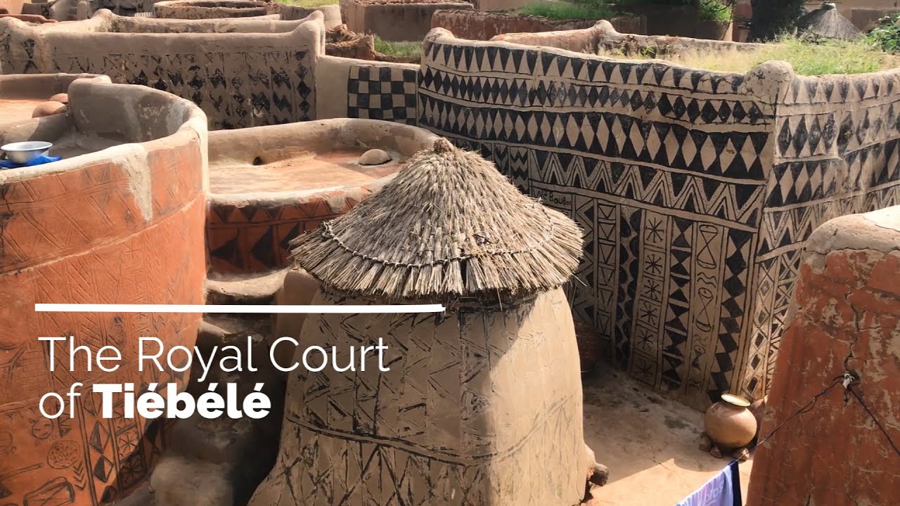 The Royal Courts of Tiébélé (Filmed on phone)