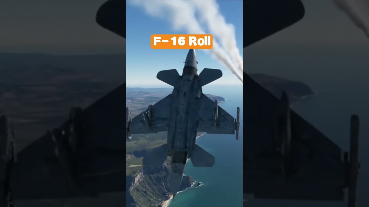 Why This F-16 is Performing Barrel Rolls