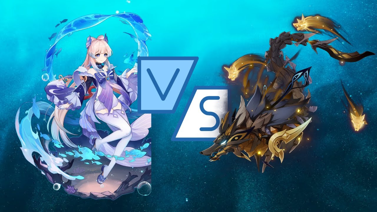 Kokomi vs Wolflord (a HEy Raffy season 3 showcase )