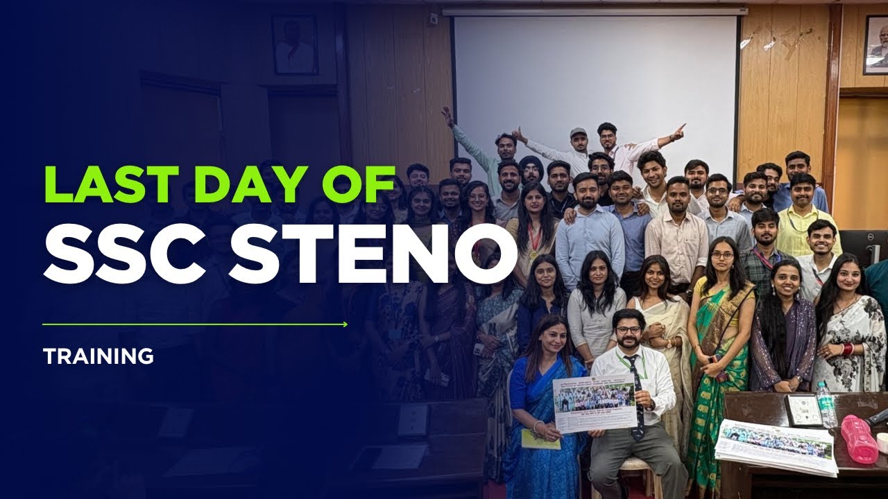 SSC STENOGRAPHER TRAINING / STENO SKILL TEST EXAM DATE 2025 / SHORTHAND / SSCMATE NAKSH / DOPT JOB 