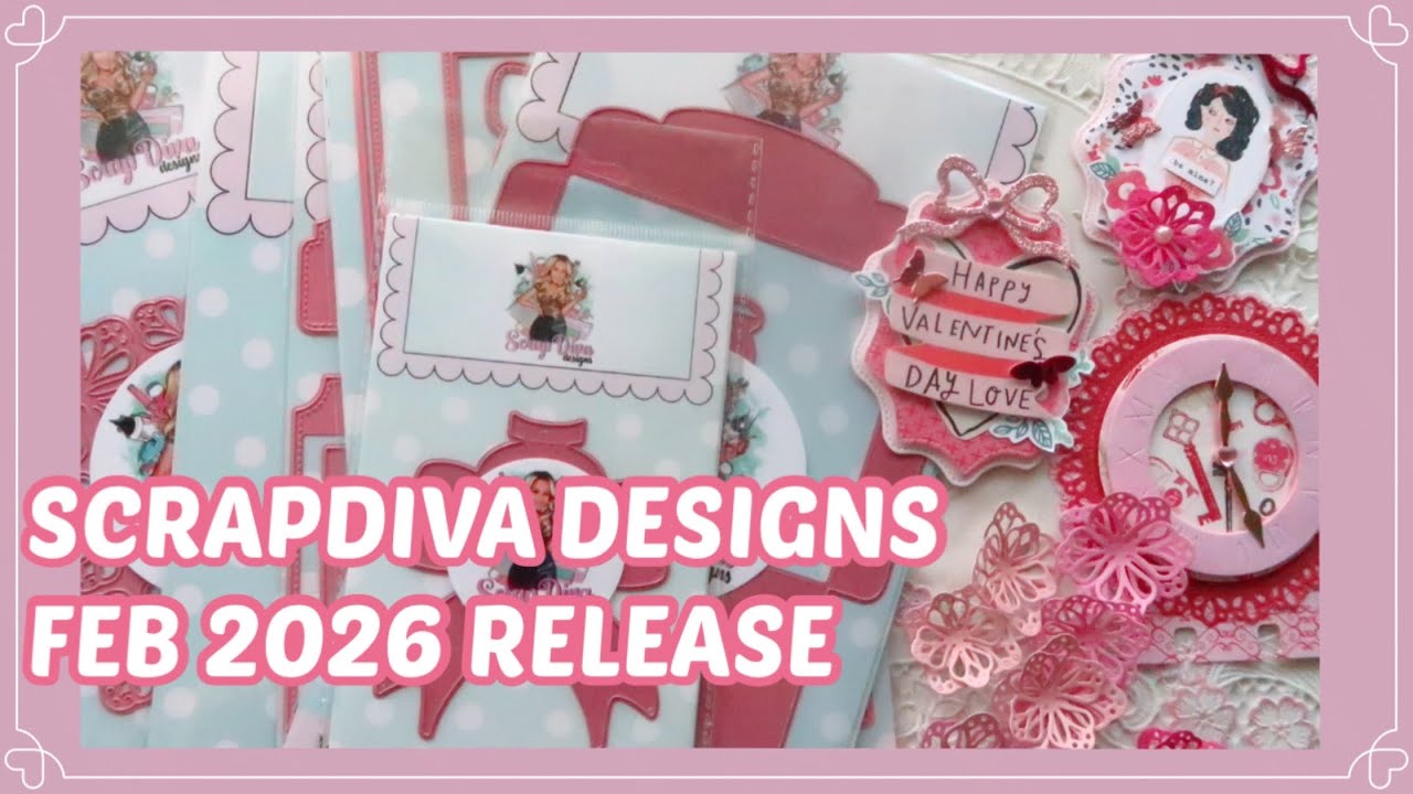Коллекция SCRAPDIVA DESIGNS, релиз в феврале 2026 года 💖