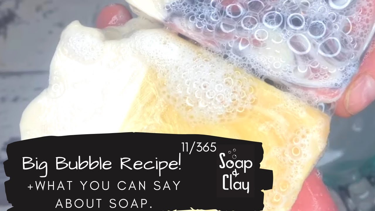 Soap Recipe for an Amazing Lather! | Big Bubble Blend | Day 11/365