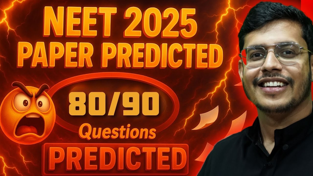 NEET 2025 Biology Paper Predicted | 80/90 Questions Guaranteed | Must Watch
