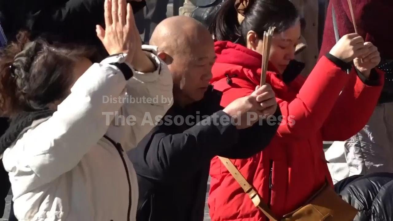 Lunar New Year celebrations in China on the first day of the Year of the Horse, AP explains