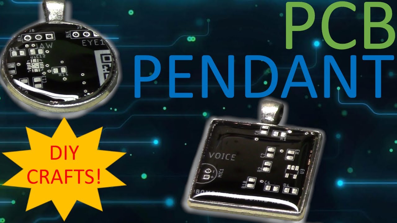 Make your own PCB Pendant or Jewelry QUICKLY!