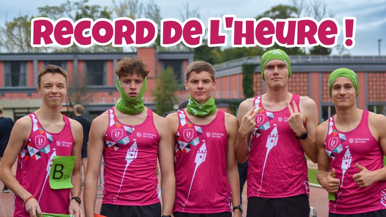 JE COURS LE RECORD DE L'HEURE - OBJECTIF LA VICTOIRE (avec ma fac, en STAPS)