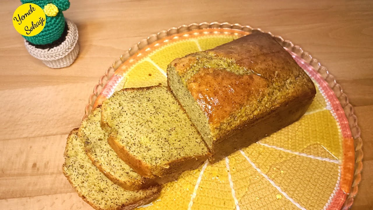Portakallı Haşhaşlı Kek / Glutensiz / Orange Poppy Cake /Glutenfree