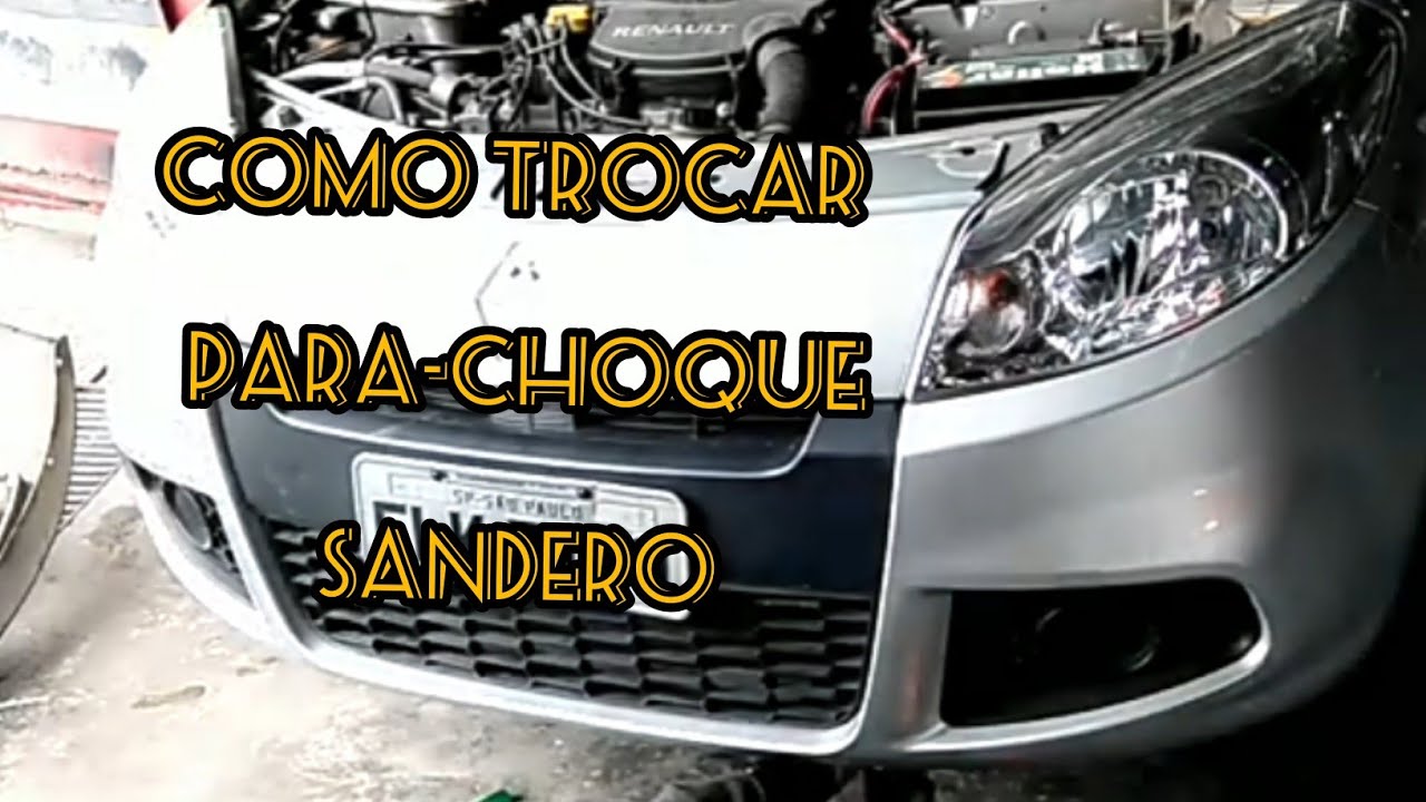 DESMONTAR PARA-CHOQUE de RENAULT SANDERO - totas_oficial