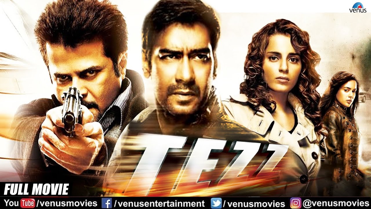 Tezz | Hindi Full Movie | Ajay Devgn, Anil Kapoor, Kangana Ranaut, Zayed Khan | Hindi Action Movie