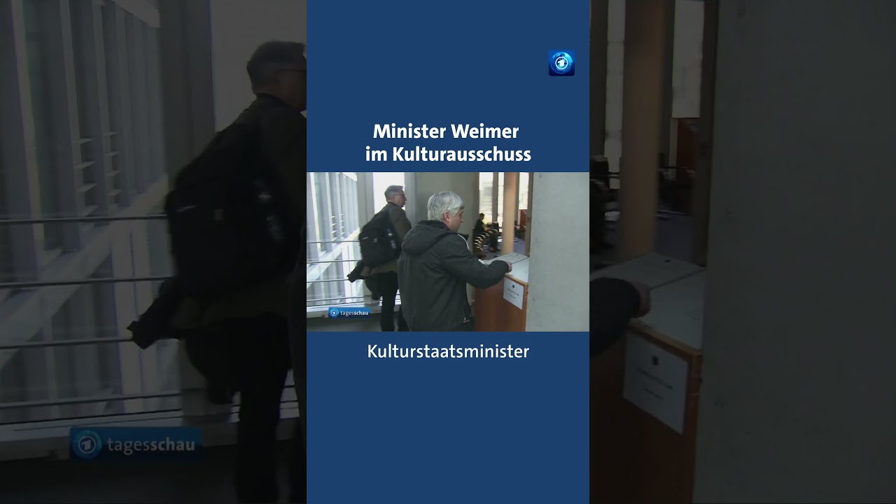 Weimer im Kulturausschuss