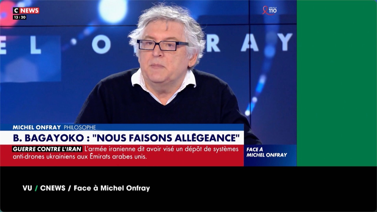 VU du 30/03/26 : Onfray, le racisme primitif