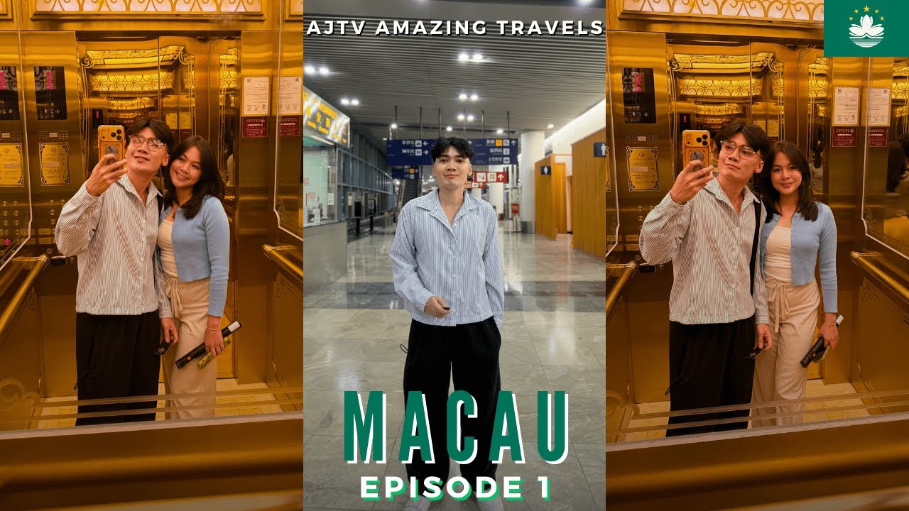 Macau & Hong Kong Vlog EP1: Full Manila to Macau Airport Process, Flight Journey & Hotel Check-In