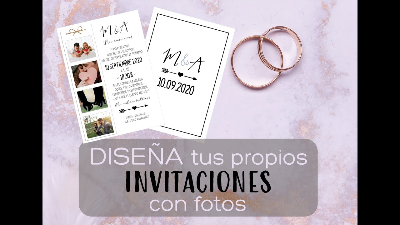 Crea tus INVITACIONES con fotos