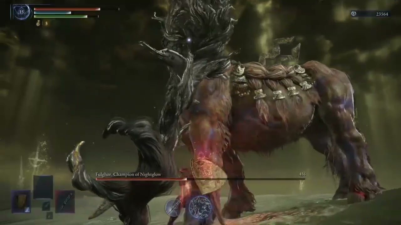 Beating Everdark Fulghor with cursed blade only!