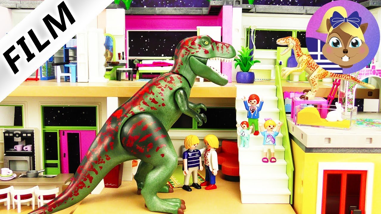 Playmobil ταινία: Ένας δεινόσαυρος🐉 κυνηγάει την οικογένεια Περιστέρη