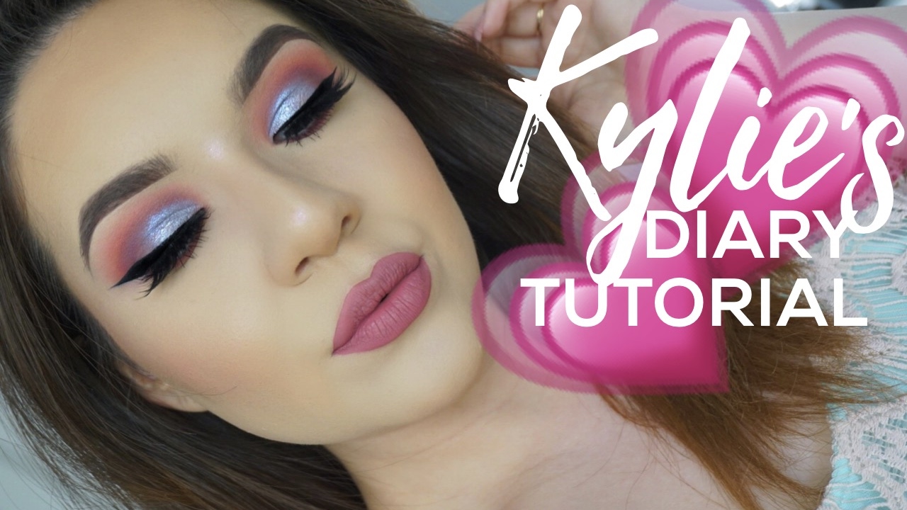 Pink and Blue Kylie's Diary Palette Makeup Tutorial | KatEyedTv