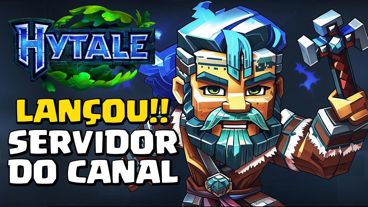 ⛏️  LANÇOU HYTALE ! O "MINECRAFT 2 " VEM JOGAR JUNTO!  !HYTALE !NITRADO  !PIX ⛏️