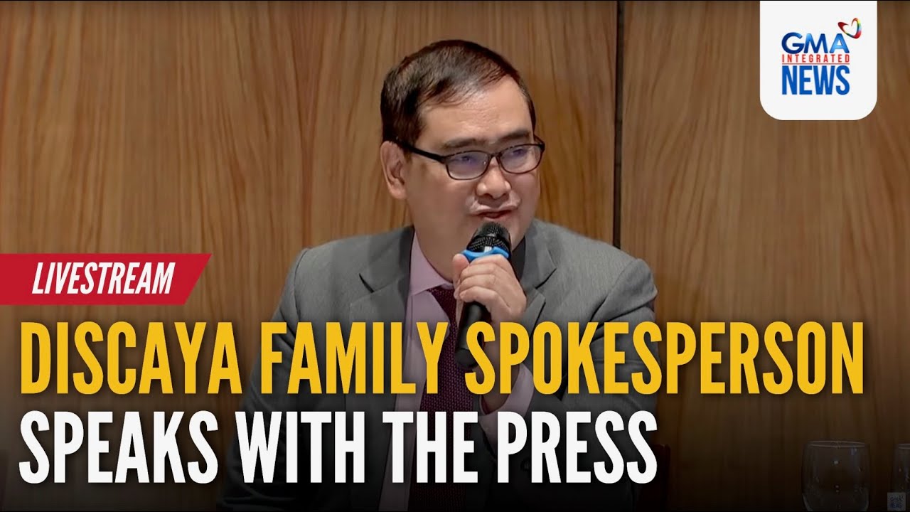 LIVE - Discaya family spokesperson speaks with the press - Replay | GMA Integrated News