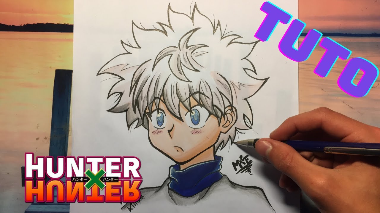 TUTO- Comment dessiner Kirua/Killua (Hunter x Hunter)