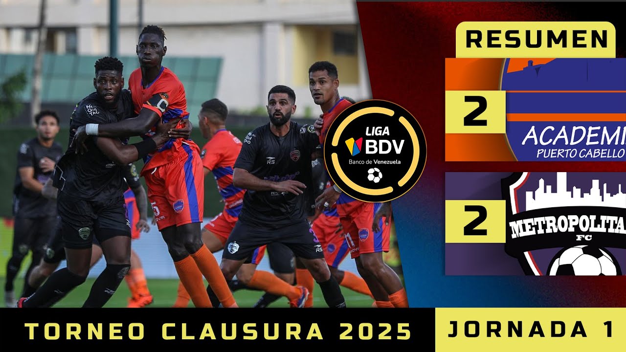Partidazo para arrancar el Clausura | RESUMEN | LigaBancoDeVenezuela | Puerto Cabello-Metropolitanos