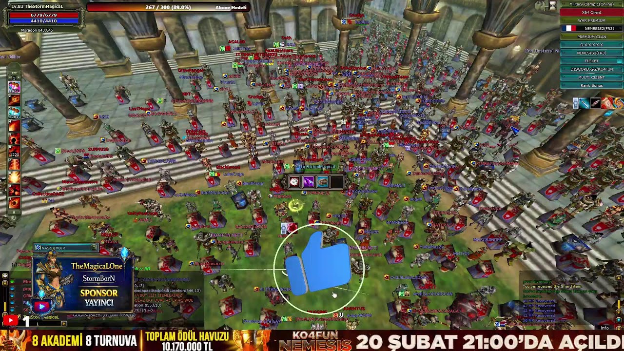 #KO4FUN 🏆  TheMagicaLOne / Mage PK 🔥NEMESIS AÇILDI 🔥 #Knight Online PVP #Canlı Yayın