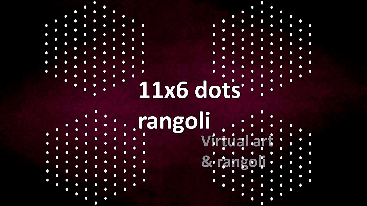 11 to 6 dots rangoli | chukki rangoli11 to 6 | 11 to6 chukkala muggulu | pandaga muggulu | #rangoli