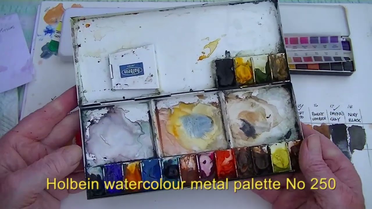 Interesting watercolour palettes