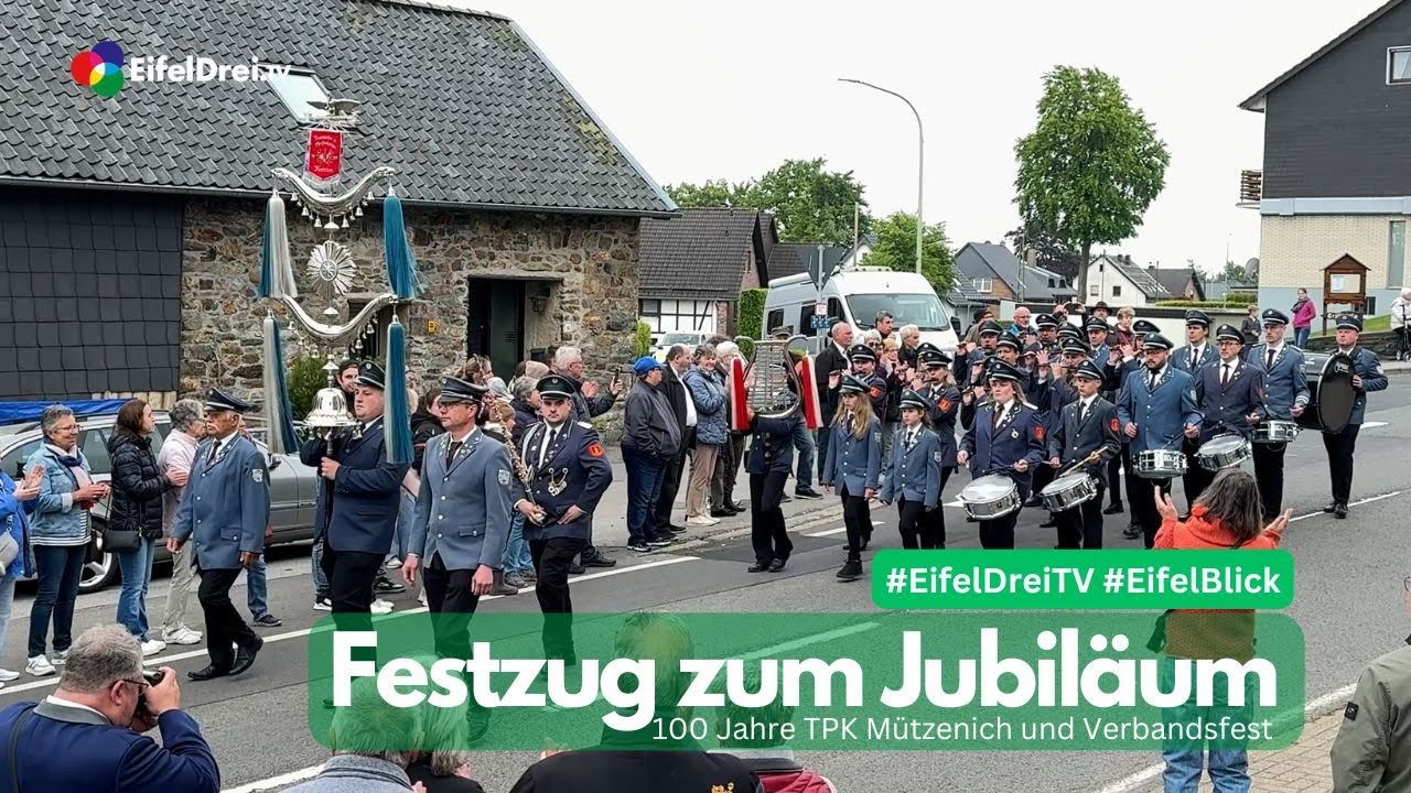 #EifelDreiTV #EifelBlick 100 Jahre TPK Mützenich und Verbandsfest