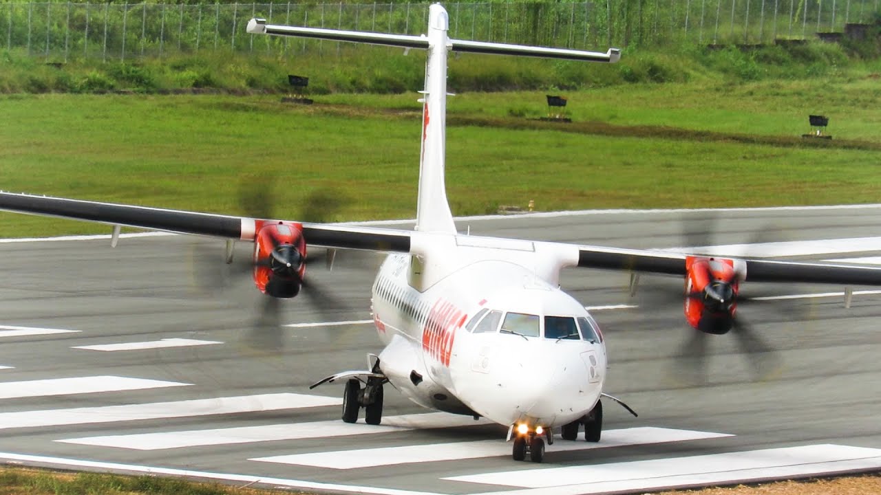 Spot Mantap! Melihat Proses Pesawat Wings Air Take Off (Pesawat Terbang Indonesia)
